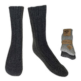 Strømper Koksgrå & Grå | Str. 43/46 2-pak fra Clemente