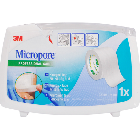 Micropore Kirugisk Tape 2,5cm x 9,14m