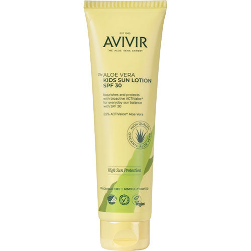 AVIVIR Aloe Vera kids sun SPF 30 fra Avivir