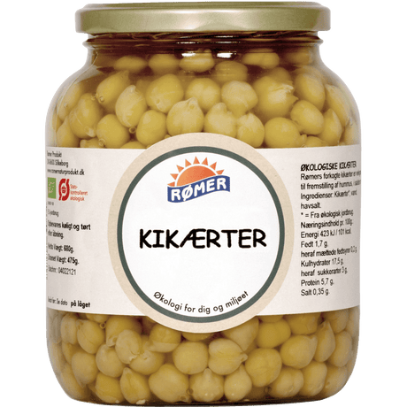 Rømer Kikerter i Vann Økologisk | 660 g