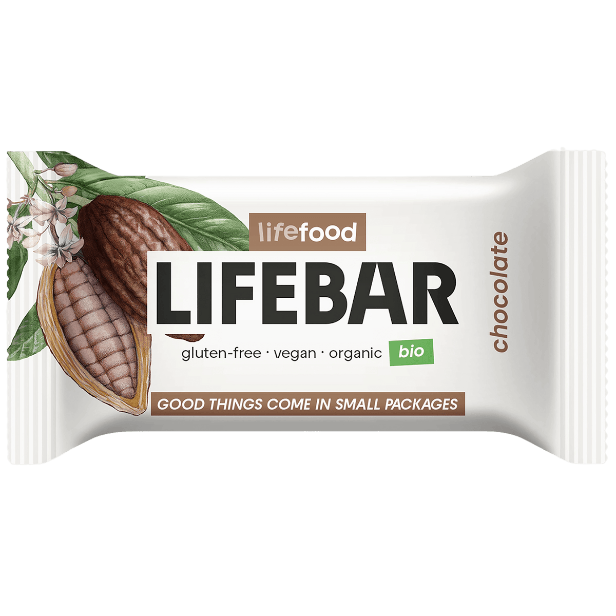 Lifefood LifeBar Mini Økologisk Glutenfri | Rå Sjokolade
