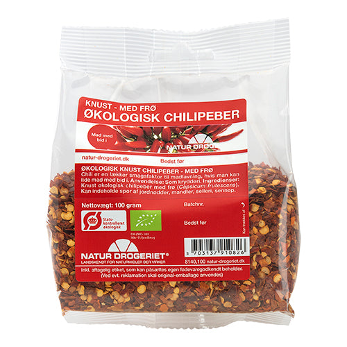 Knust Chili Med frø Øko