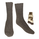 Strømper Hvid & Brun | Str. 35/38 2-pak fra Clemente