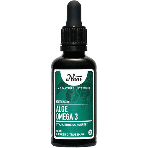 Alge Omega 3 dråper med sitrussmak