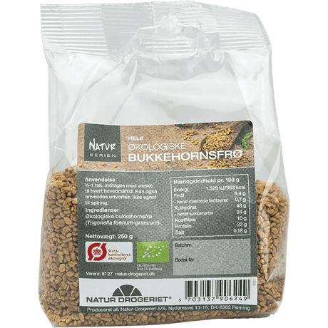 Natur-Drogeriet Bukkehornkløverfrø Økologisk | 250 g fra Natur-Drogeriet