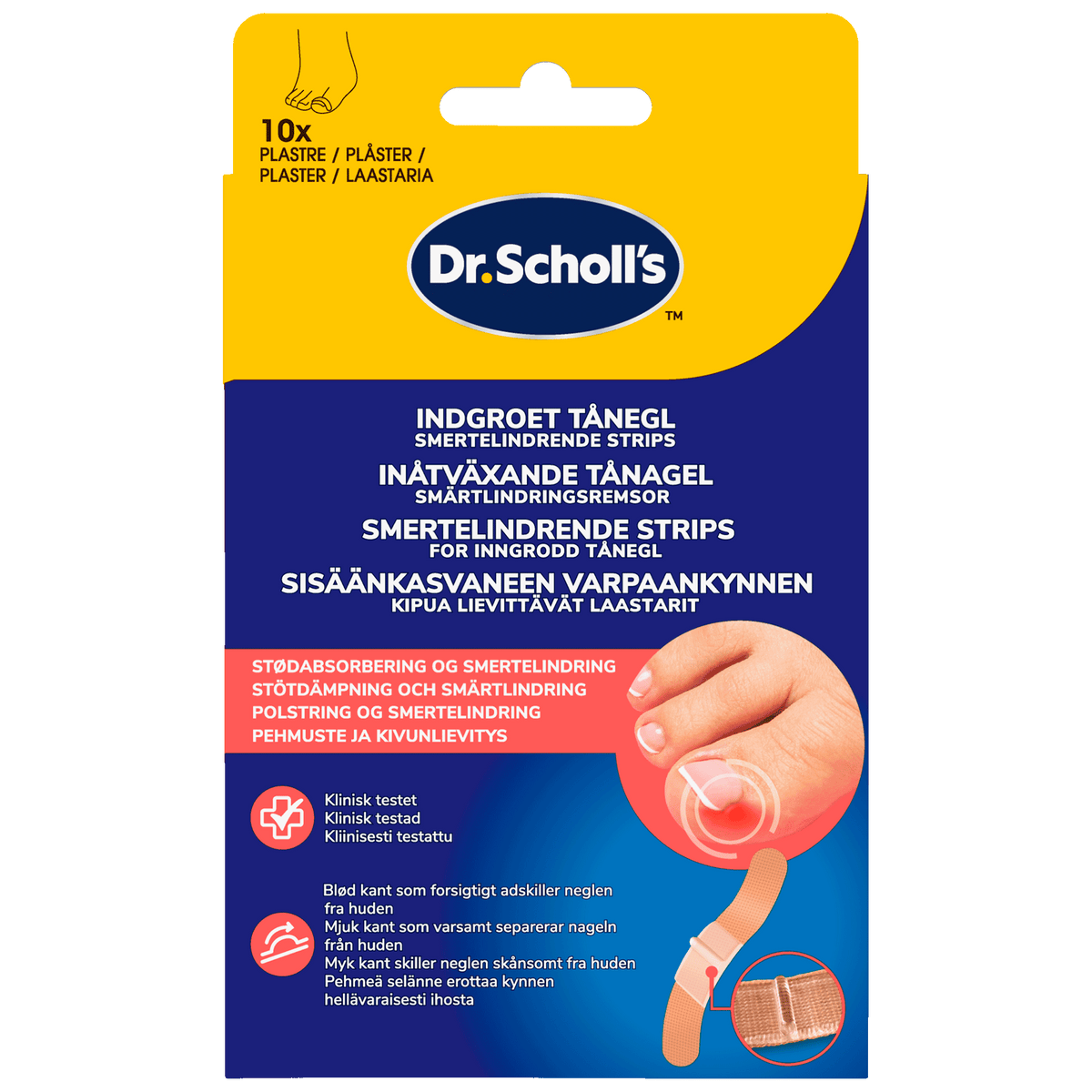 Scholl Dr. Scholl´s Inngrodd Tånegl Strips
