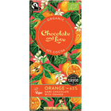 Chocolate and Love Sjokolade Orange 65% Økologisk fra | 80 g