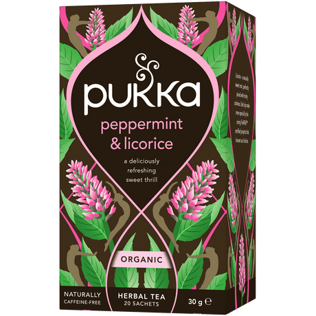 Pukka Peppermynte & Lakris Te Økologisk | 20 Breve