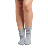 Boody Women´s Chunky Bed Sock | Dove/storm Space Dye fra Boody