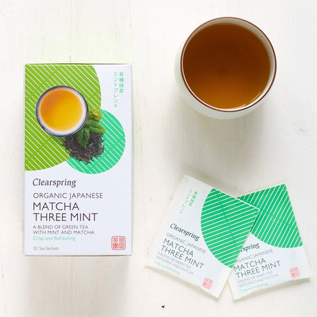 Tre Mynte Matcha Te Økologisk