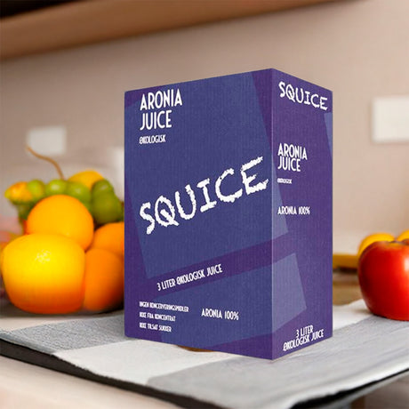 Rå 100% Aronia (Svartsurbær) Juice Bag in Box Øko