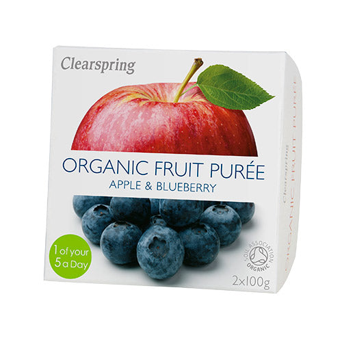 Fruktpuré Eple & Blåbær