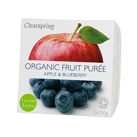Fruktpuré Eple & Blåbær