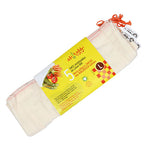 Grønnsaksposer i Øko Bomull, Størrelse L, 5 stk.