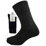 Kilde & Co. Cotton - Diabetic & Comfort Sock Svart | Str. 43-46