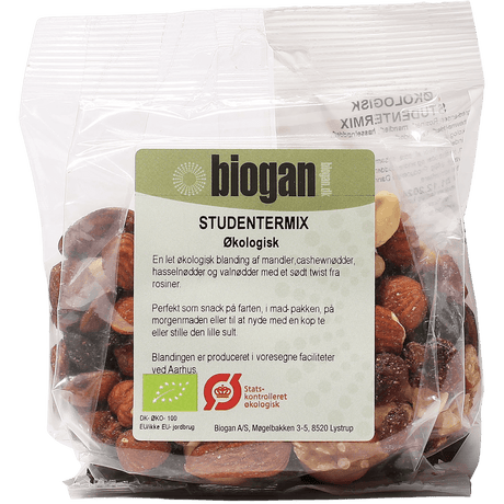 Biogan Nøttemiks Økologisk | 140 g fra Biogan