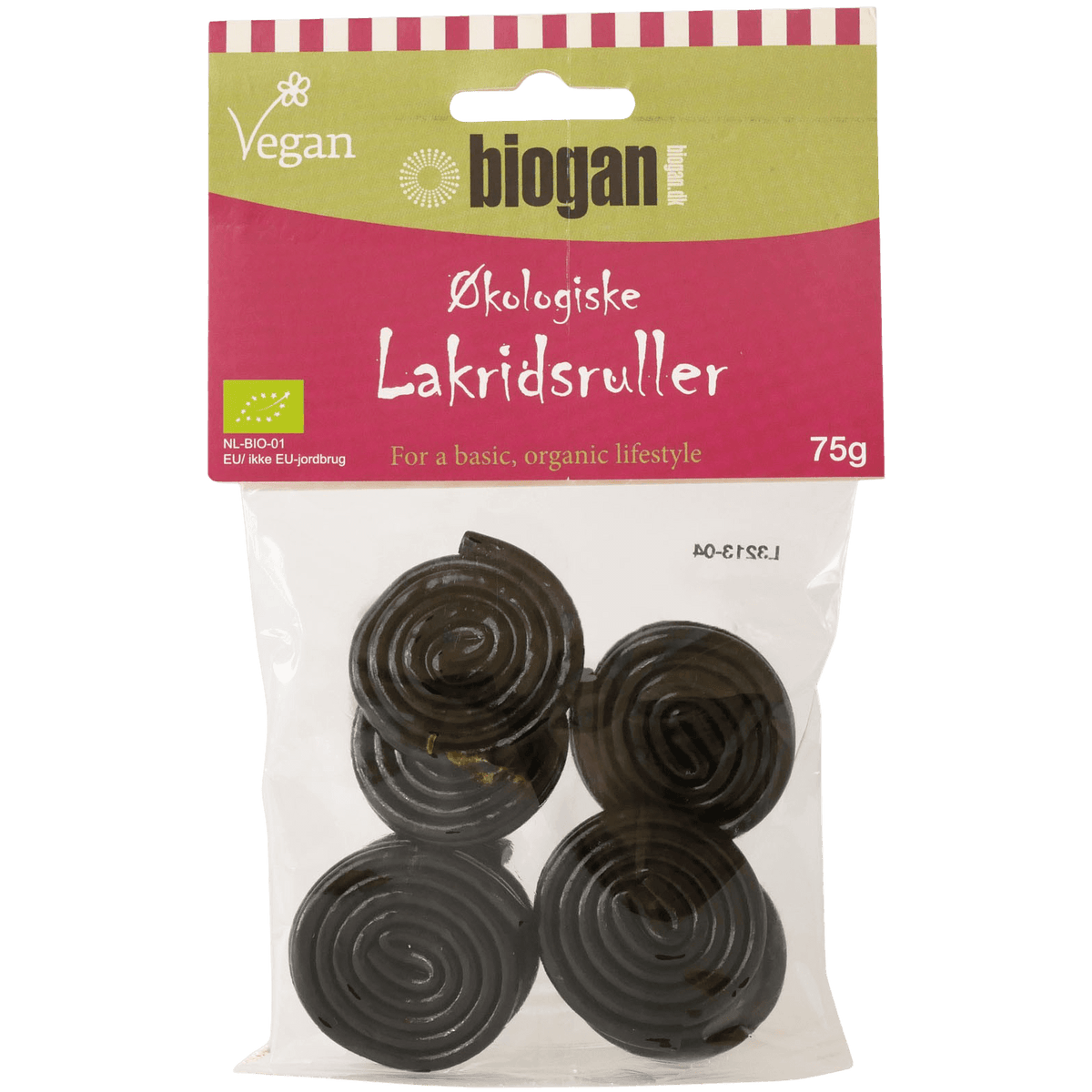 Biogan Lakrisruller Økologisk | 75 g