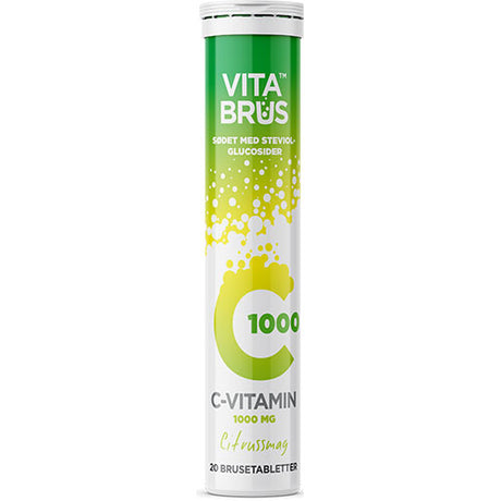 C-Vitamin brusetabletter - Sitrussmak fra 