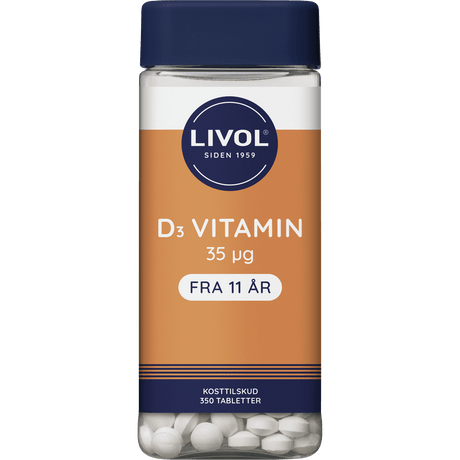 Livol Vitamin D3 | 350 tabletter