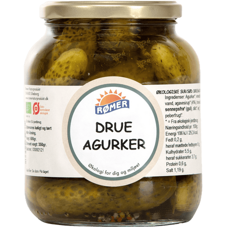 Rømer Agurker Sur, Søt Økologisk | 680 g fra Rømer