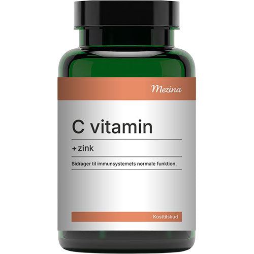 Mezina C vitamin+zink | 150 TAB fra Mezina