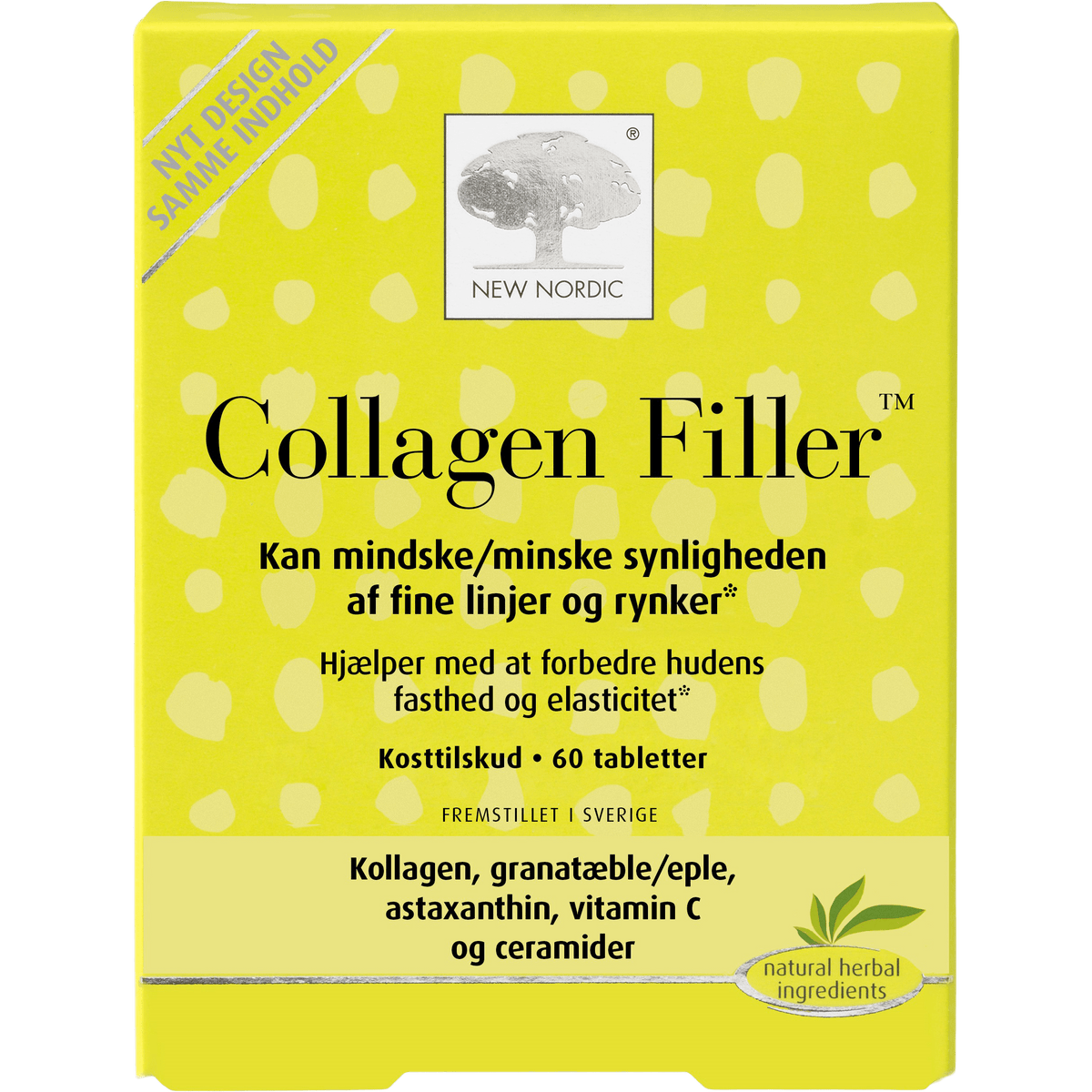 New Nordic Skin Care Collagen Filler | 60 tabletter fra New Nordic