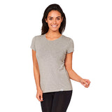 Boody Women´s Crew Neck Light Marl | Str. L fra Boody