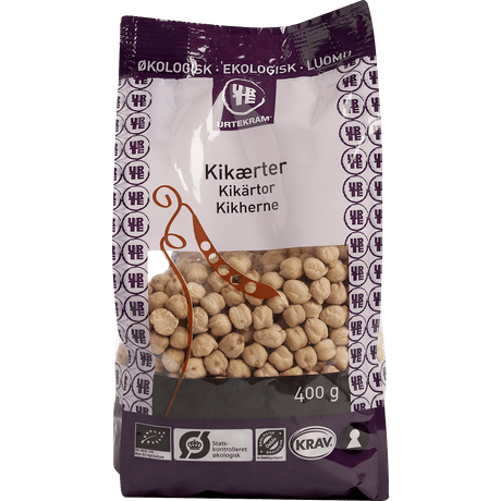 Urtekram Kikerter Økologisk | 400 g fra Urtekram