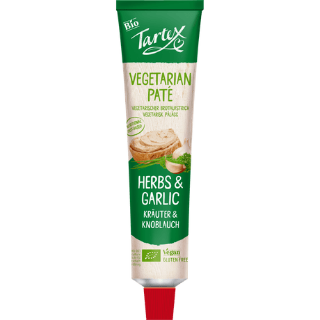 Tartex Paté Tube Økologisk | Hvitløk & Urter
