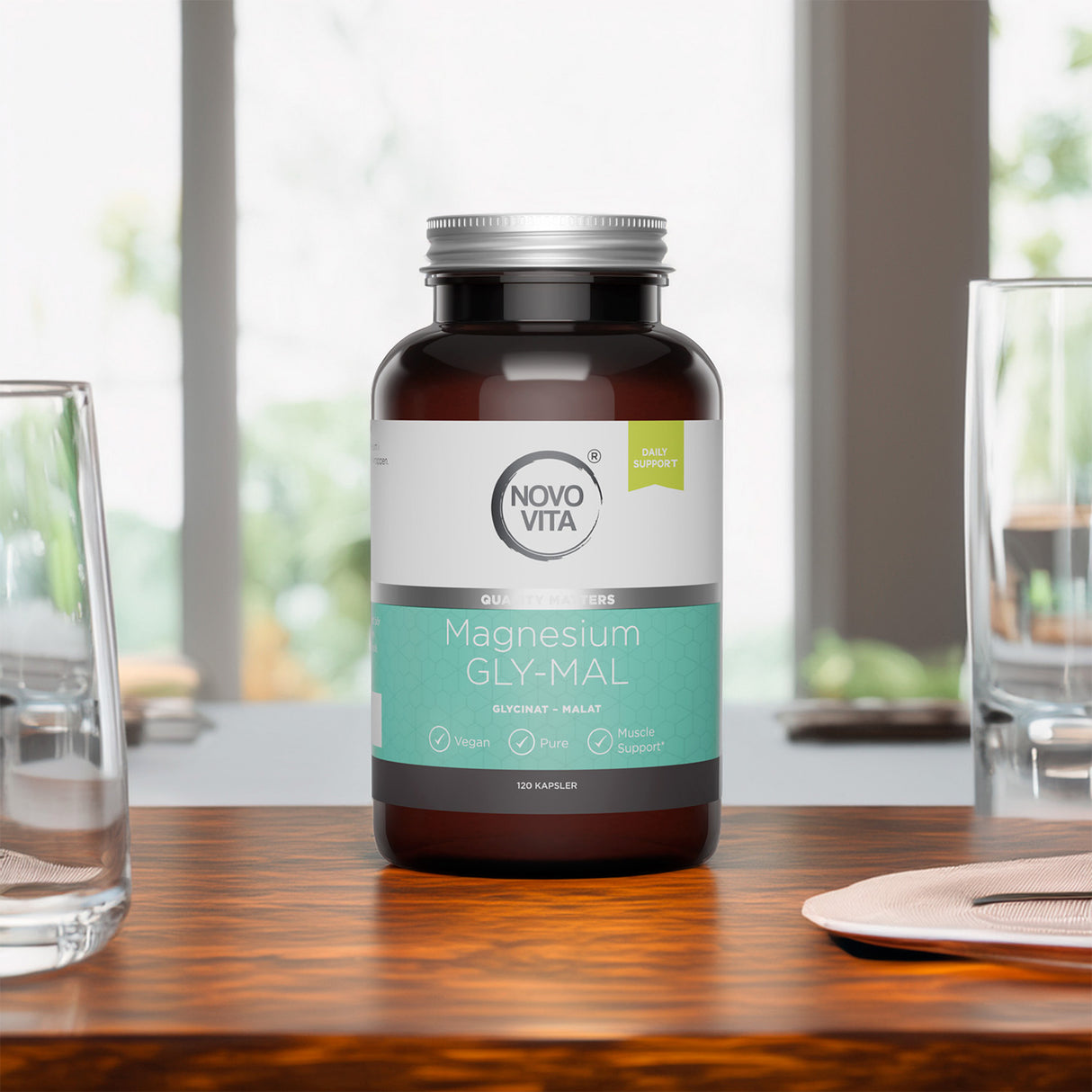 Novo Vita Magnesium Glycinate / Malate | 120 kapsler
