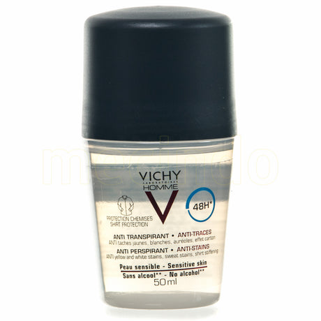 Vichy Homme Anti-Perspirant Shirt Protection Deo Roll-on 48Hr fra Vichy