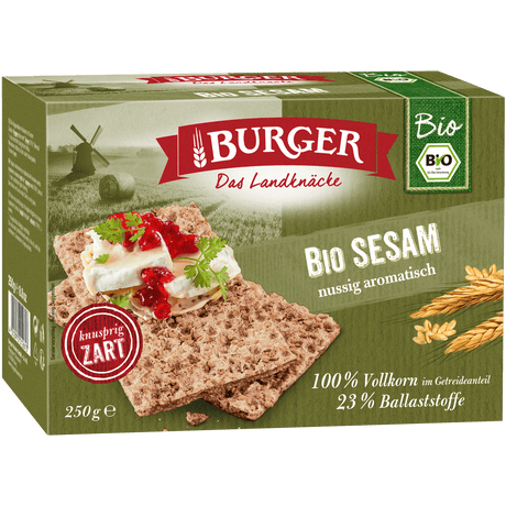 Burger Knekkebrød Økologisk | Sesam