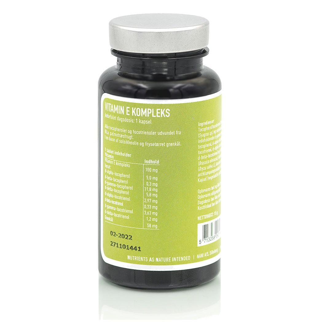 Vitamin E - 100 % vegetabilsk