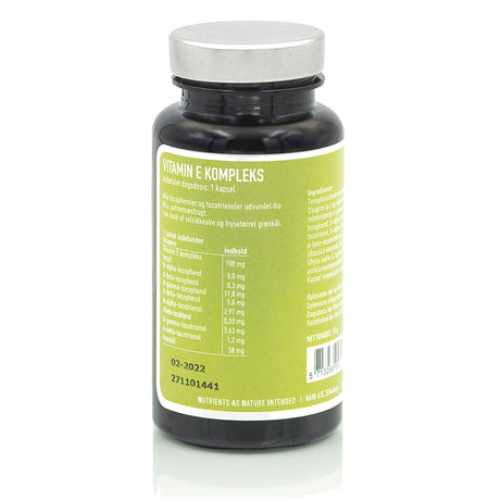 Vitamin E - 100 % vegetabilsk