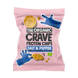 Veganske protein chips m. Salt og pepper Ø fra The Organic Crave