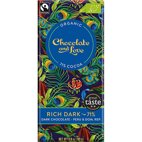 Sjokolade Rich Dark 71% Øko fra 