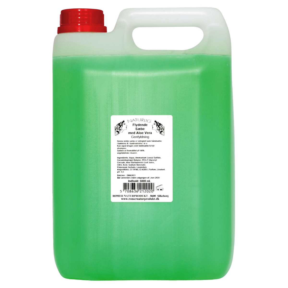 Rømer Naturlig Flytende såpe Med Aloe Vera | 5 liter fra Rømer