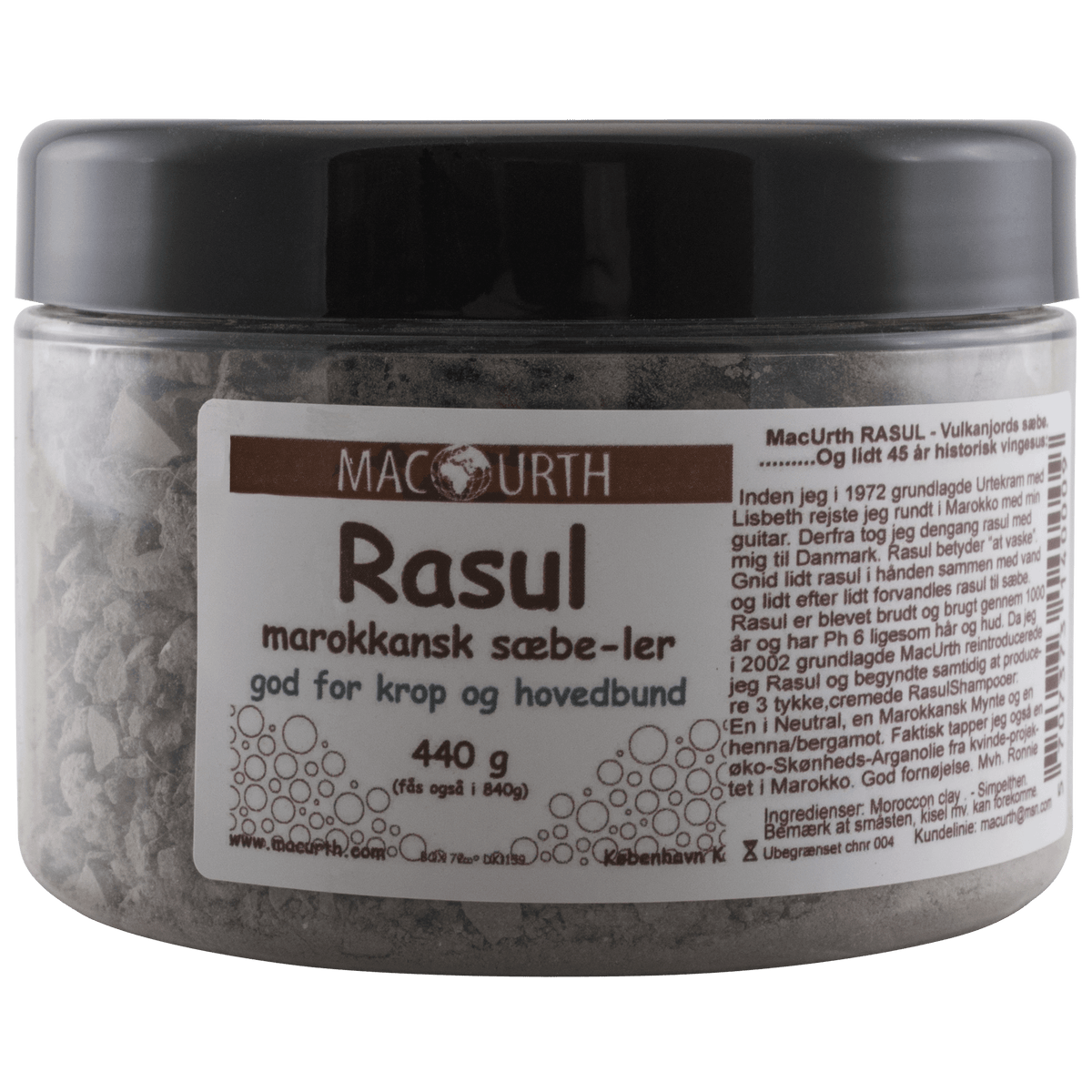 MacUrth Rasul Mineralsåpe | 440 g fra MacUrth