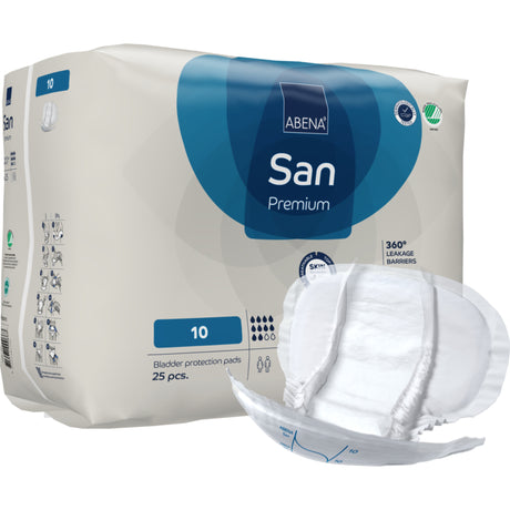 San 10, Kroppsformet Inkontinensbeskyttelse med teip, Premium