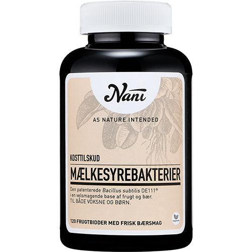 Nani Melkesyrebakterier | 120 Vingummi fra Nani