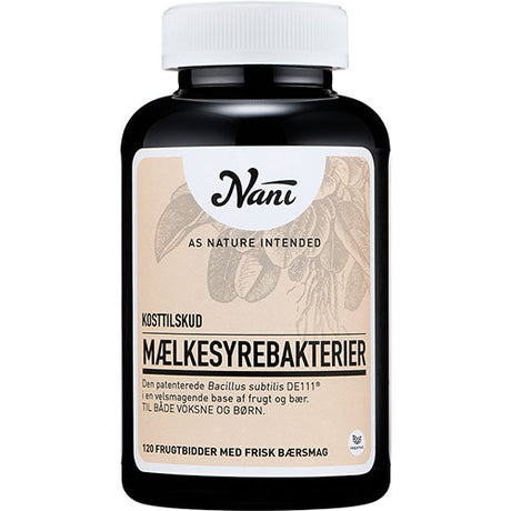 Nani Melkesyrebakterier | 120 Vingummi fra Nani