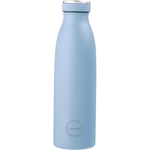 AYA&IDA Termos Drikkeflaske Rustfritt Stål 500 ml | Pulverblå fra AYA&IDA