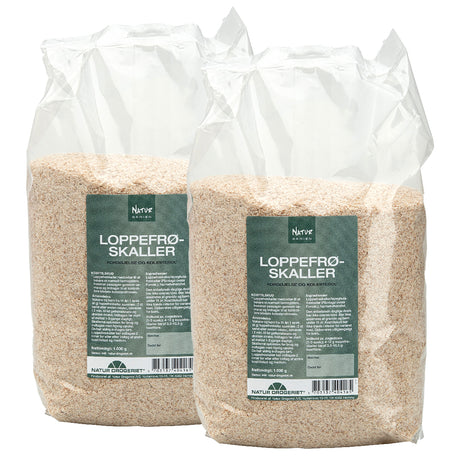 Natur-Drogeriet Psyllium Loppefrøskaller | 2 x 1 kg fra Natur-Drogeriet