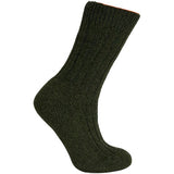 Merinostrømper Grøn | Str. 35/38 fra Clemente