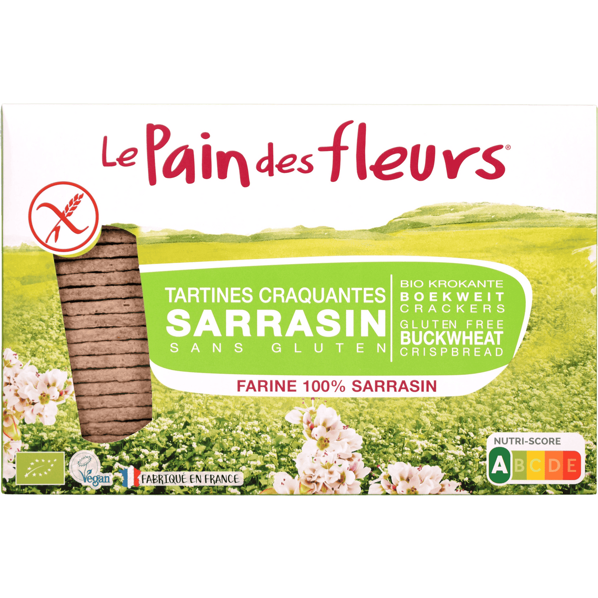 Le Pain Des Fleurs Knekkebrød Bokhvete Glutenfri Økologisk | 300 g