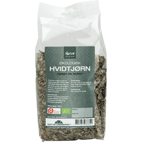 Natur-Drogeriet Hagtorn - Hvidtjørn Øko, blad med blomst, Tørket urt | 100 g