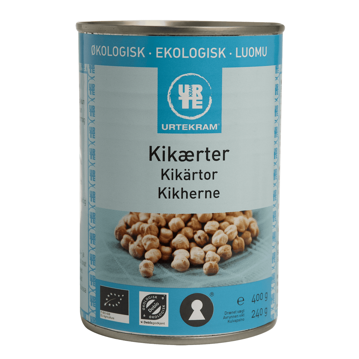 Urtekram Kikerter I Boks Økologisk | 400 g