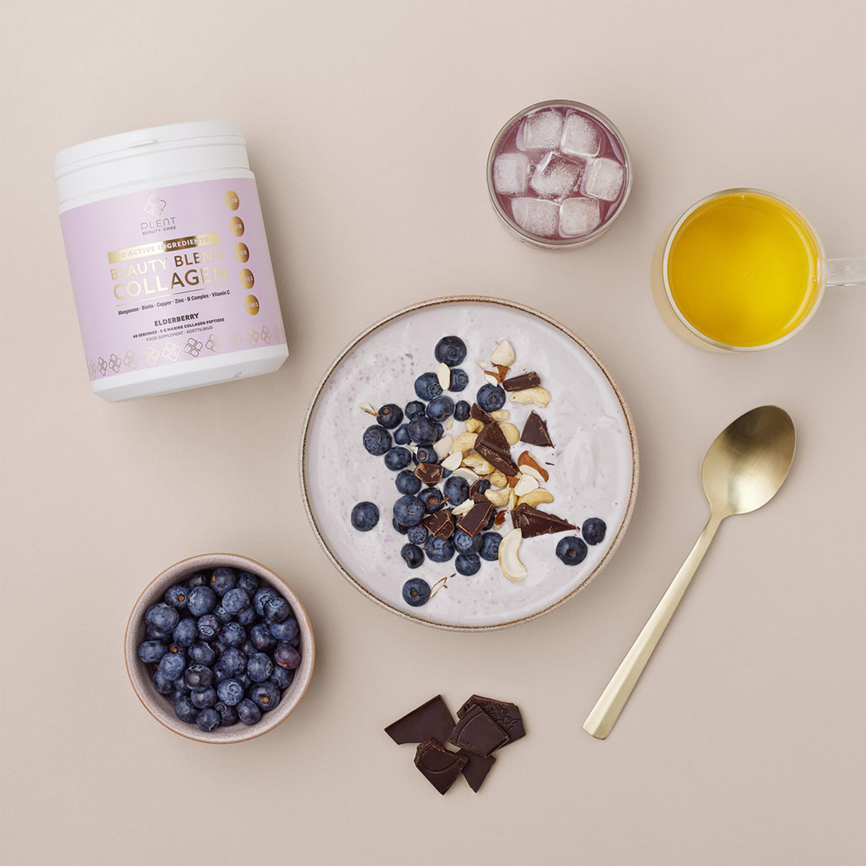 Plent Beauty Blend Collagen | Elderberry fra Plent