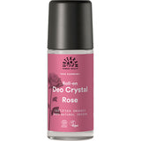 Rose Crystal Roll-On Deodorant, Vegansk og Øko fra Urtekram