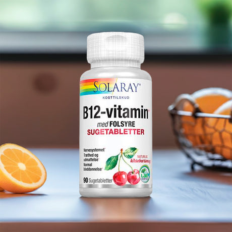 Vitamin B12 med Folsyre Sugetabletter